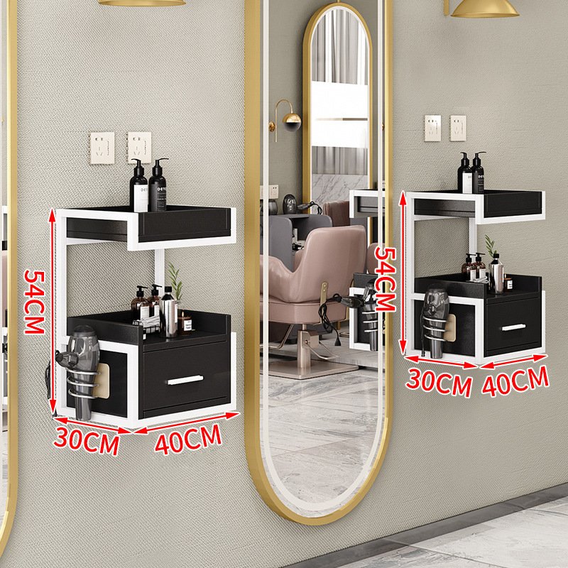 barbershop tool cabinet hairdressing desk for hair salon wall mounted cabinet