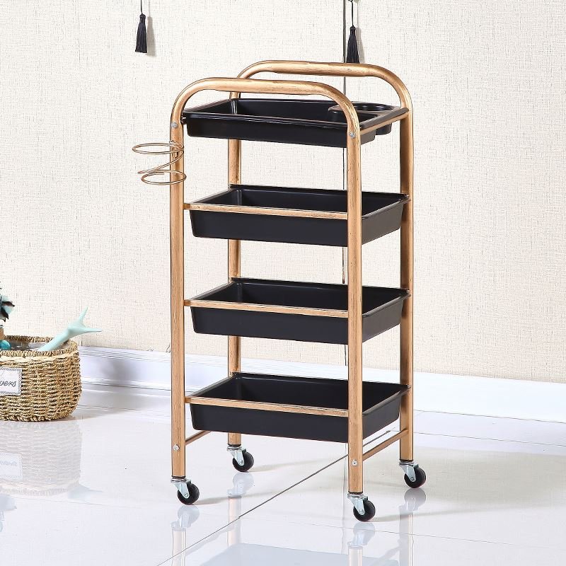 Hairdressing Tool Car Beauty Trolley Hair Salon Perm Dyeing Barber Shop Special Small Barre Car Multi-Functional Shelf Cabinet