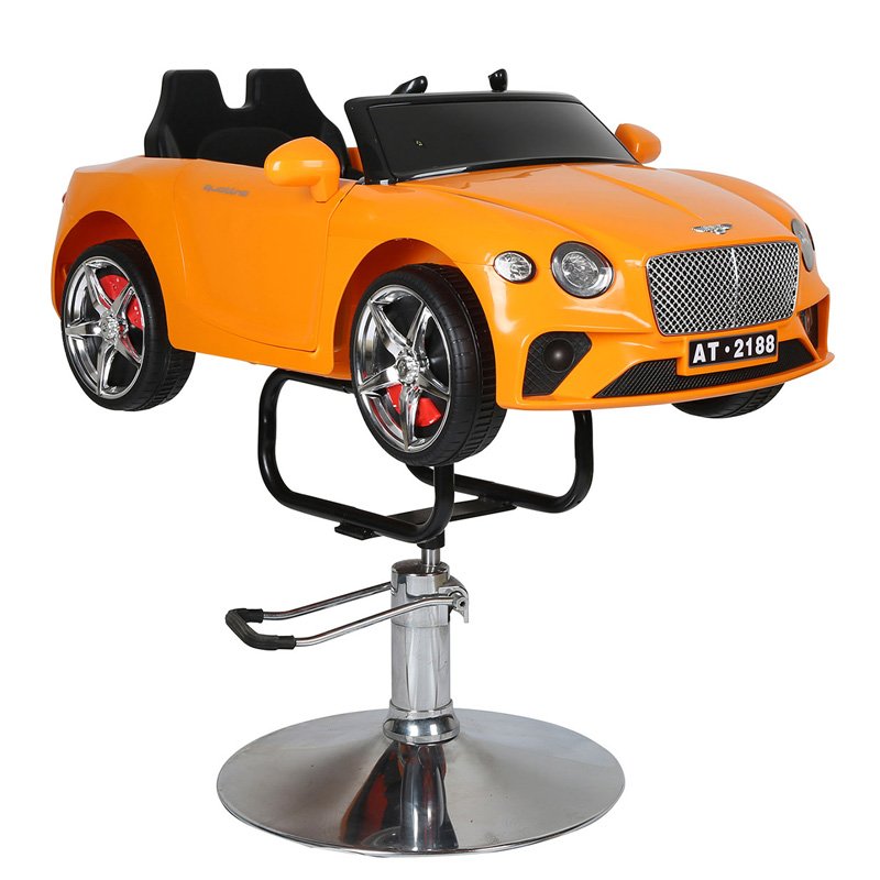 Hot Sell Children's Barber Chair Cartoon Car Barber Shop Baby Hair Chair Salon Furniture Modern / Carton All 2 Cartons 1 PC