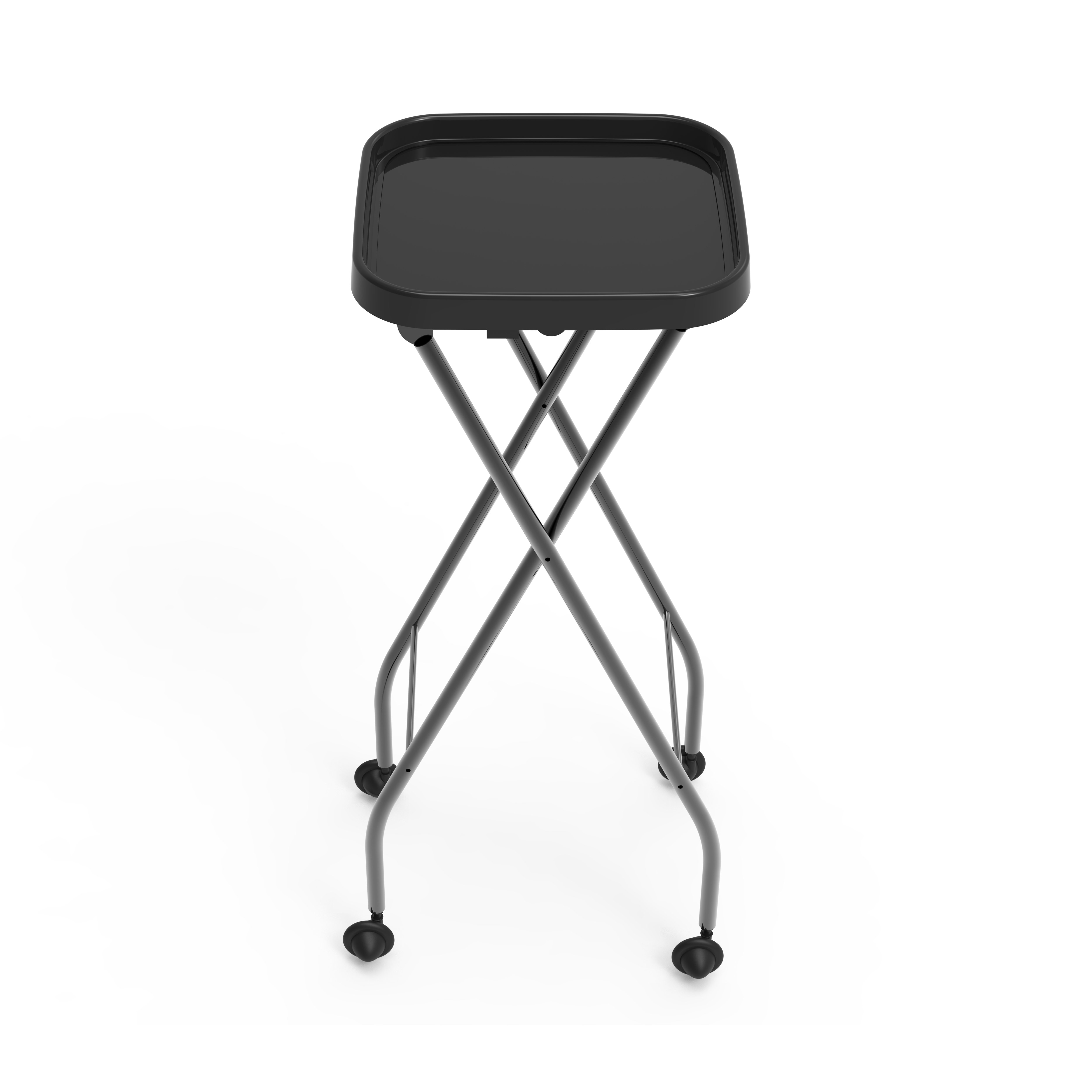Beauty hair salon trolley Folding Service Tray