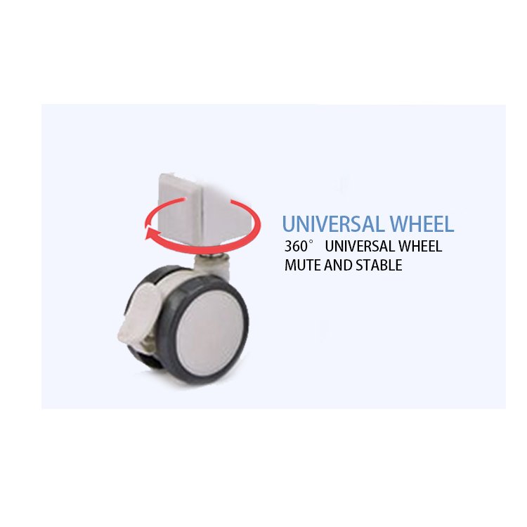 Professional Makeup Trolley White Color Metal Material For Skincare Device
