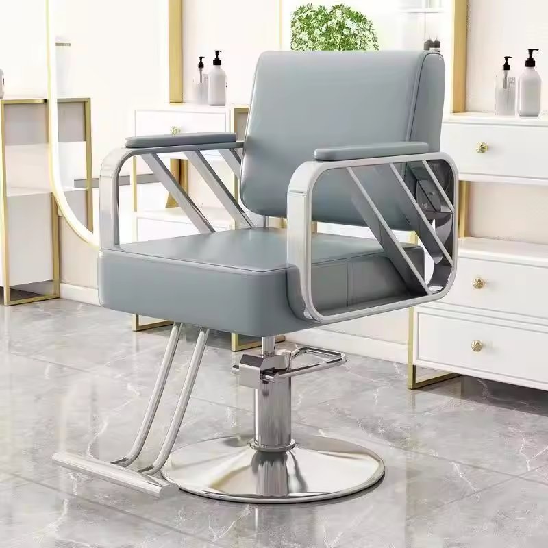 High Quality Height Adjustable Metal Barber Chair Multi-Function Beauty Salon Hair Chair Workshop Hospital Laundry Use-Hot Sale