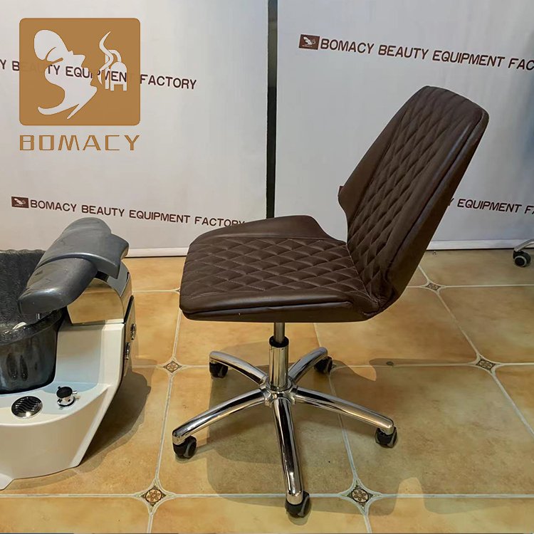 Salon barber chairs beauty hydraulic dryer spa luxury nail pedicure transparent acrylic furniture hairdressing rolling stool