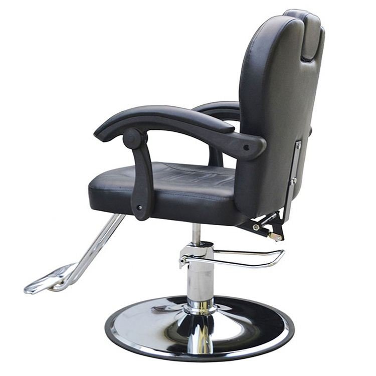 Black hydraulic salon chair;Barber Chair Salon Hairdressing Tattoo Threading Shaving Barbers Styling hairdressing furniture