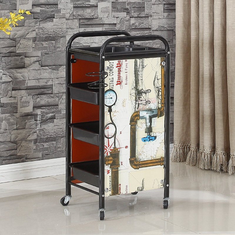 New Hair Salon Trolley Special Ironing And Dyeing Tools For Barber Shop Multifunctional Five-layer Bar Car Beauty Salon Trolley