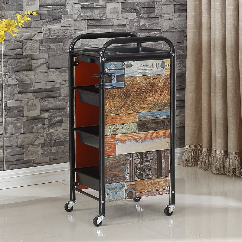 New Hair Salon Trolley Special Ironing And Dyeing Tools For Barber Shop Multifunctional Five-layer Bar Car Beauty Salon Trolley