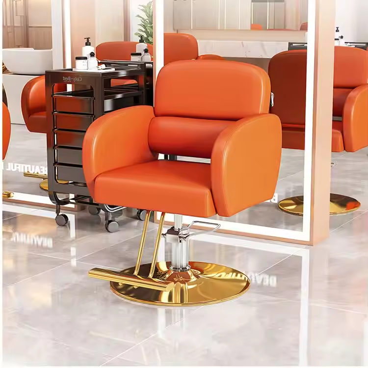 Wholesale Modern Salon Furniture Durable Hairdressing Equipment Comfortable Styling Salon Classic Hair Salon Barber Chairs