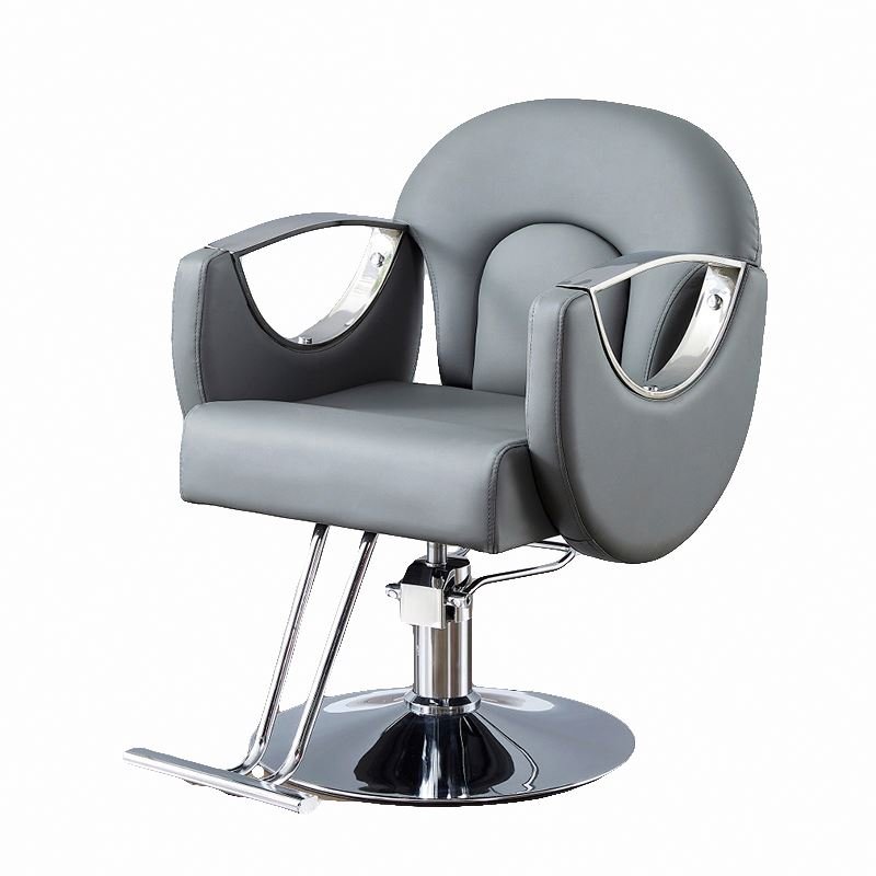 New Product Luxury High Quality Second Hand Barber Chair Gold Brown Barber Shop Furniture Lifting Sale Hair Chair