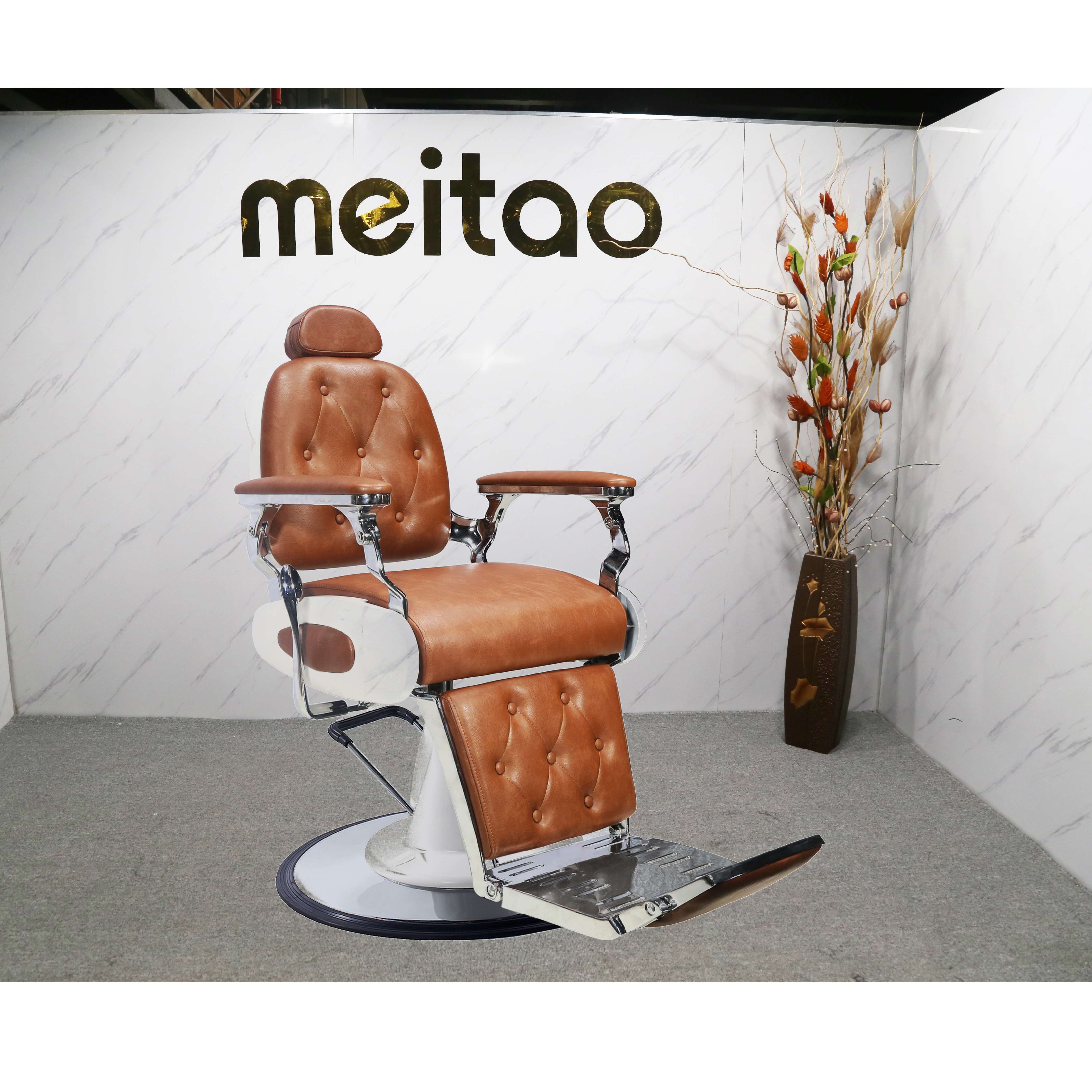 Black Salon Hairdressing Equipment Raised Hair Men Shave Lay Down Hydraulic Barber Chairs
