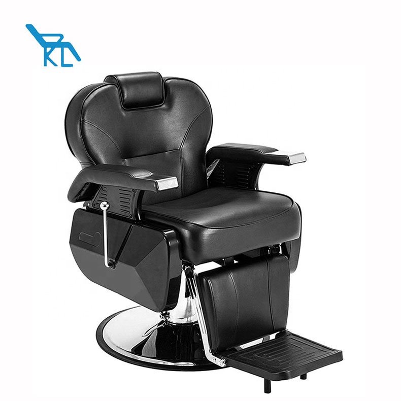 New high-end export barber chair with oil head down retro rotating lifting hairdressing shaving chair