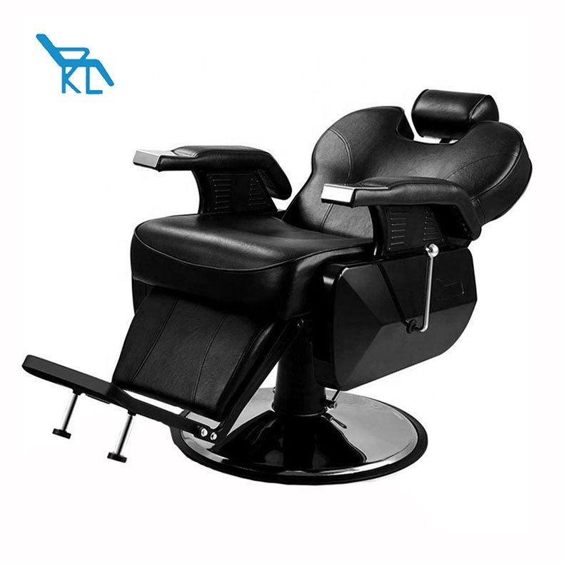 New high-end export barber chair with oil head down retro rotating lifting hairdressing shaving chair
