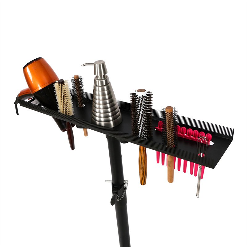 All black High quality best fashionable salon equipment hair extension salon trolley