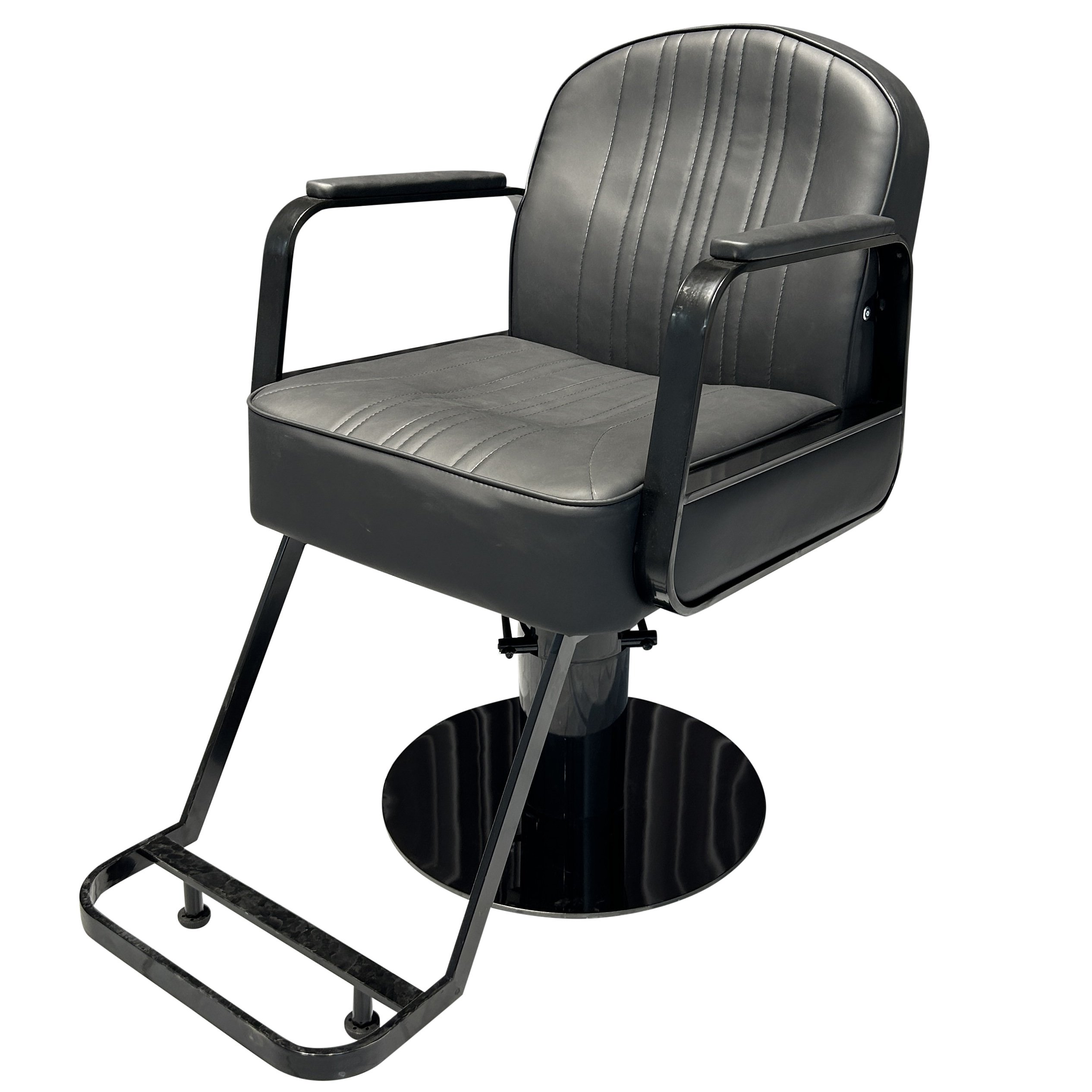 High Quality Metal Lifting Leather Hairdressing Beauty Salon Furniture Styling Barber Chair