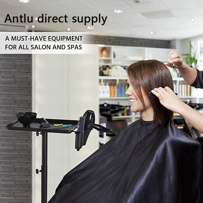 Foshan Antlu Salon Equipment Furniture Portable Hair Extensions Cart Barber Trolley Beauty Salon Trolley
