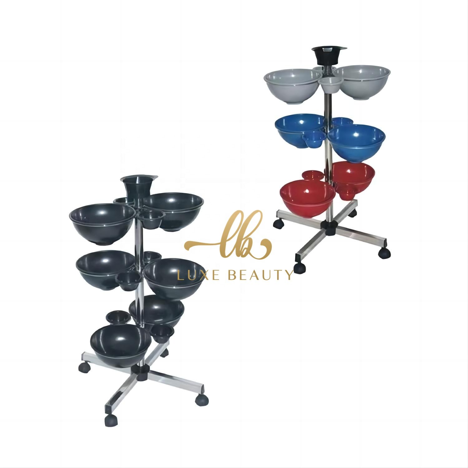 2023 Modern Style Salon Storage trolley color plastic material salon hair coloring trolley beauty equipment cart for hair salon