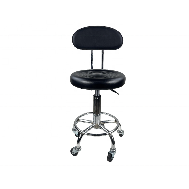 Modern Salon Furniture Barber Stool Chair Drafting Chair with Backrest Adjustable Chair for Salon