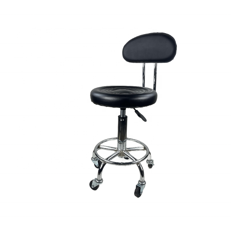 Modern Salon Furniture Barber Stool Chair Drafting Chair with Backrest Adjustable Chair for Salon