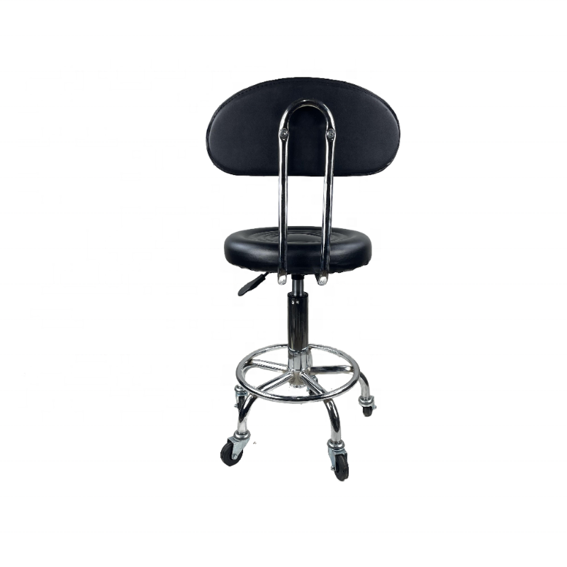 Modern Salon Furniture Barber Stool Chair Drafting Chair with Backrest Adjustable Chair for Salon