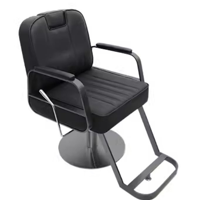 Lady's Styling Cutting Chair in Gold for Beauty Salons Barber Shops Spas-Synthetic Leather Salon Furniture for Workshops Sale