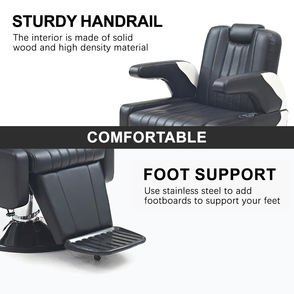 Hot Sale Antique Heavy Duty Hydraulic Salon Chair For Man Vintage Barber Chair In Barber Shop Hair Cutting