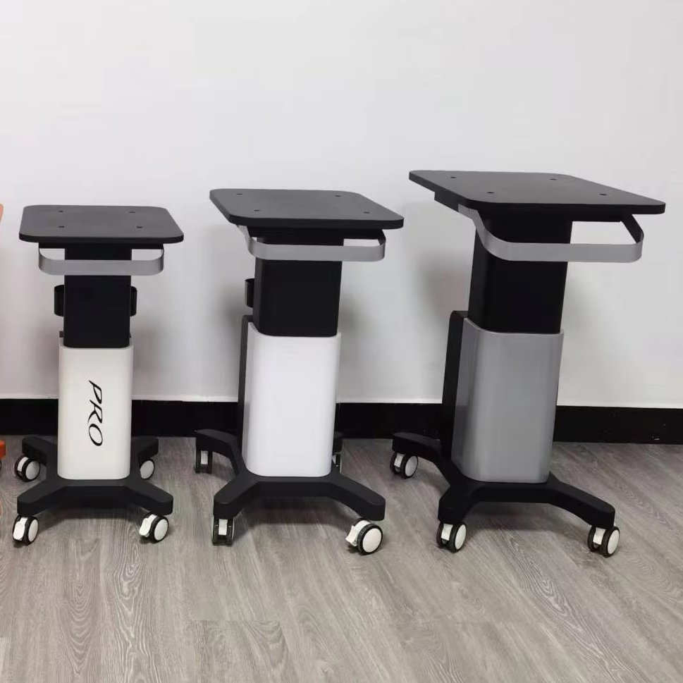 Beauty Salon Rolling Trolley Cart, Salon Spa Trolley Cart with Wheel, Metal Salon Cart Beauty Machine Trolley for Hair Spa Salon
