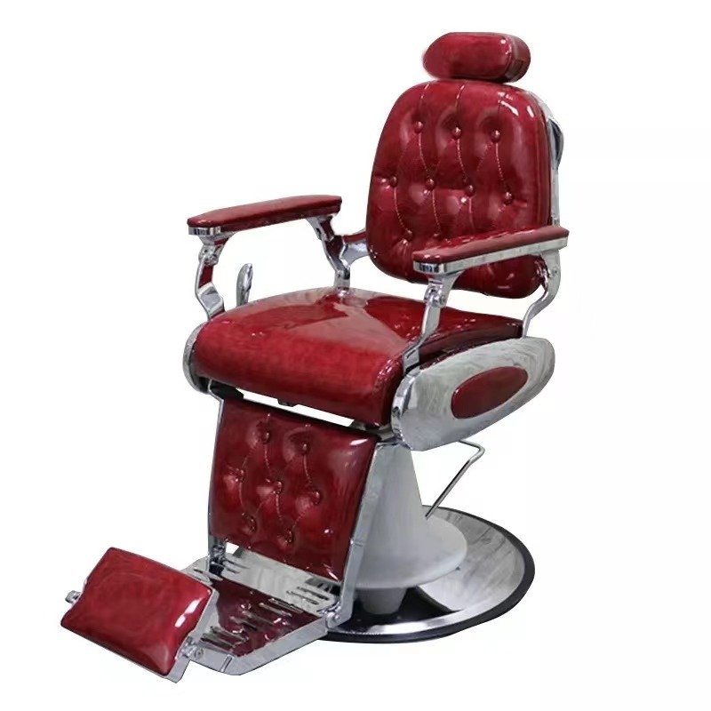 Beauty hair salon barber chair men hairdressing chairs for barber shop reclinable silla de barbero heavy duty customizable