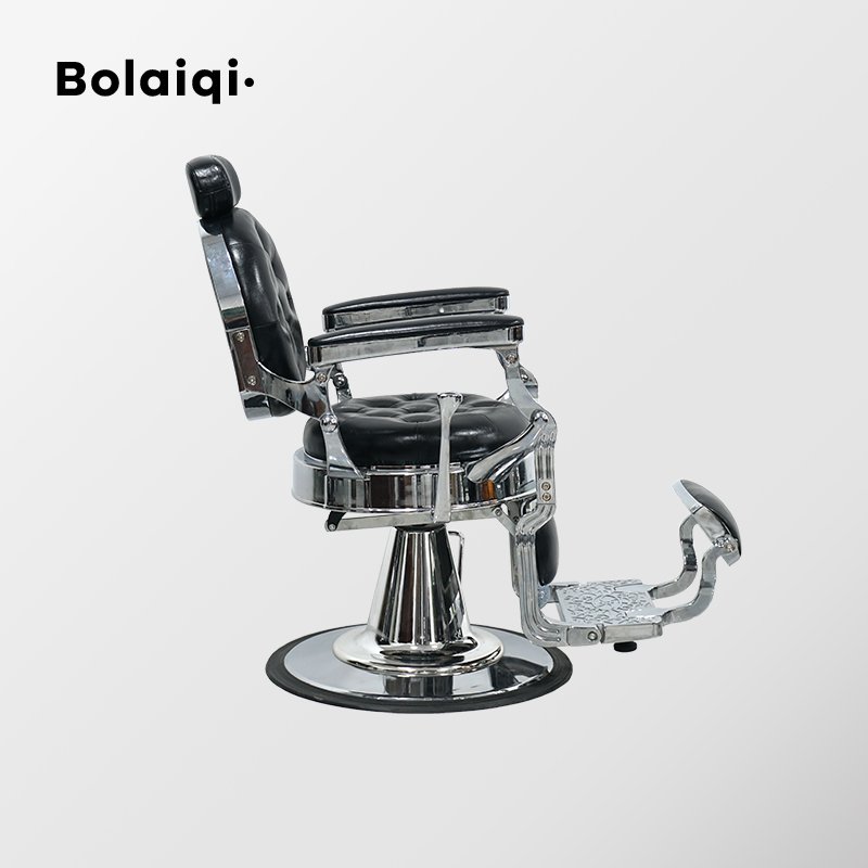 BOLAIQI commercial workshop barber shop reclining barber chair hydraulic pump height adjustable barber chair
