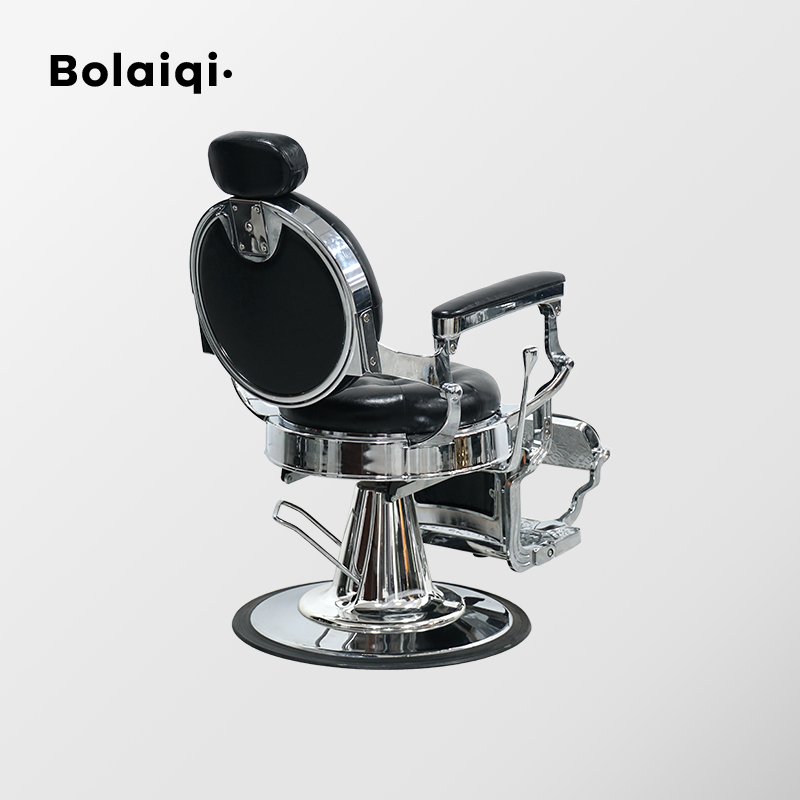 BOLAIQI commercial workshop barber shop reclining barber chair hydraulic pump height adjustable barber chair
