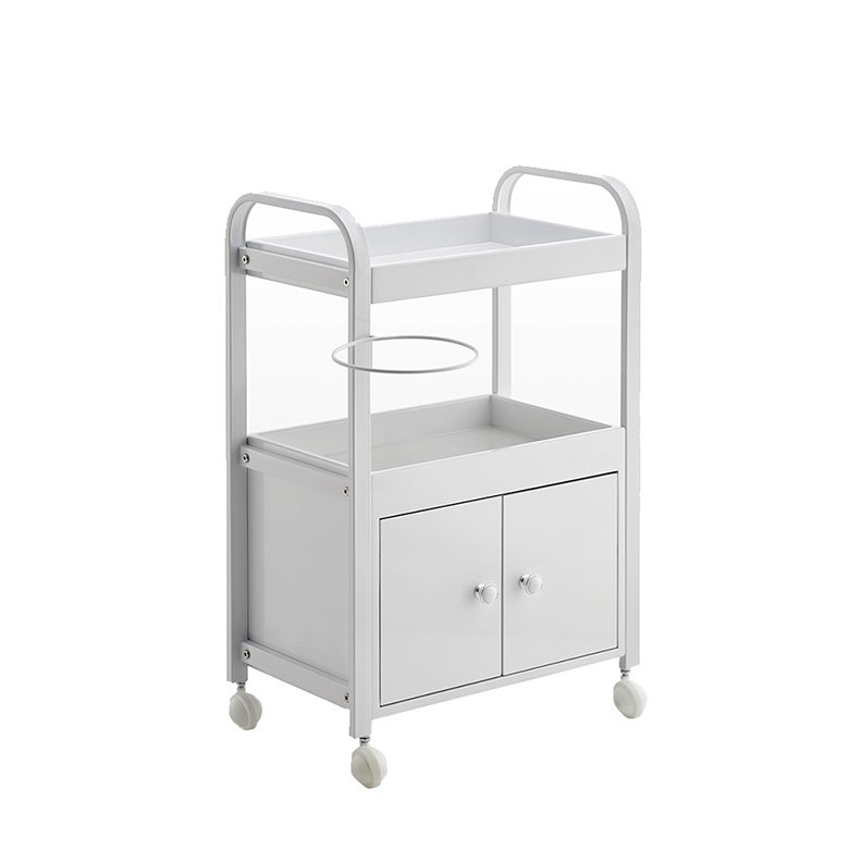 Cheap wholesale universal wheel beauty equipment gray Modern Trolley Hairdressing Beauty Cart