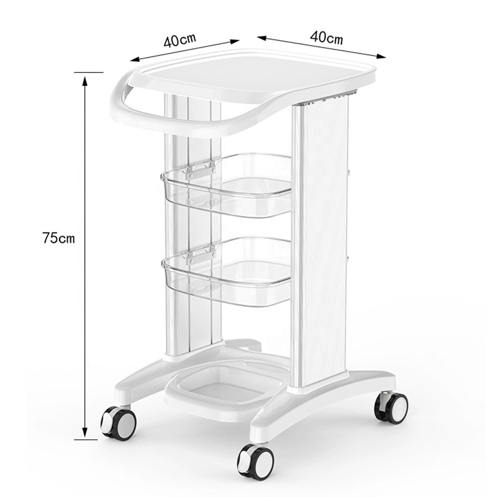 High Quality Custom Eyelash Extension Trolly For Spa Elight Ipl Laser Machine Nail Beauty Salon Trolley Carts