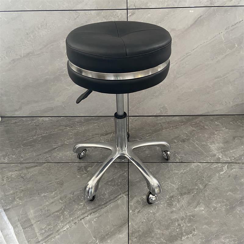 Salon Hairdressing Chair Pu With Backrest Swivel Hydraulic Lift Stool Barber Massage Bar Shop Stool