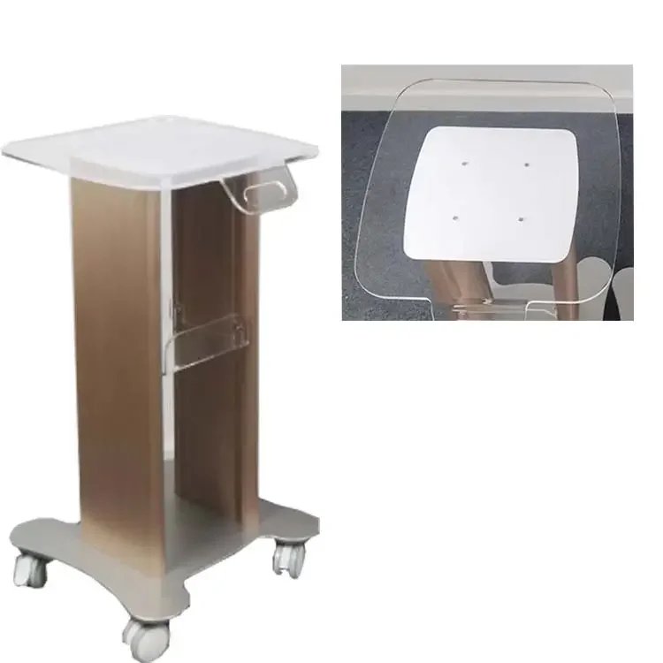 Portable Trolley Gold And White Optional Tool Beauty Instrument Accessories With Good Quality