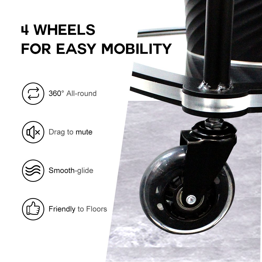 Customized Hairdressing Barber Cart Trolley Professionnel Acrylic Beauty Hair Salon Trolley With Doesn't Suck Hair Wheel