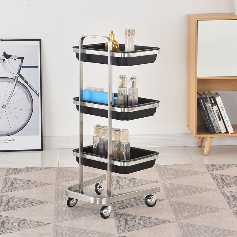 New product three-layer hair cart trolley Japanese hair shop trolley