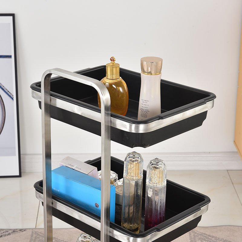 New product three-layer hair cart trolley Japanese hair shop trolley