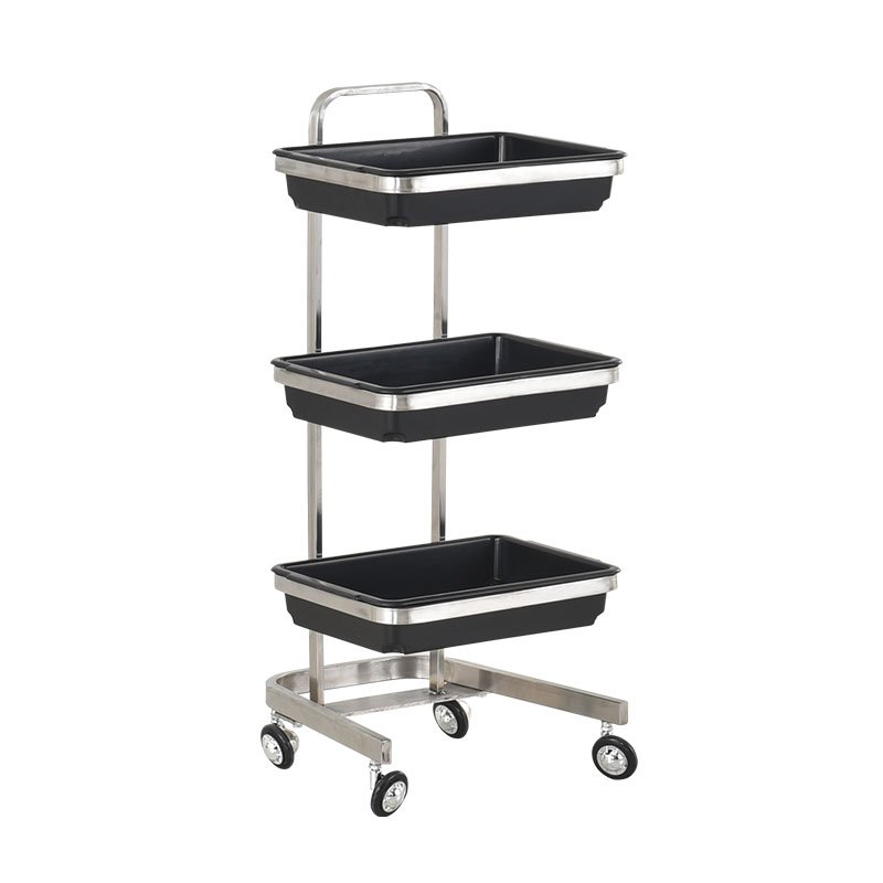 New product three-layer hair cart trolley Japanese hair shop trolley