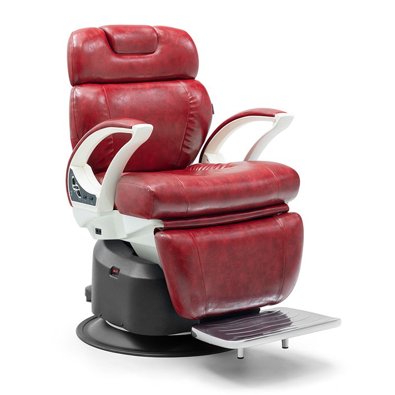 new design leather modern luxury electric leather color barber chair for hair cuts shop hair stylist
