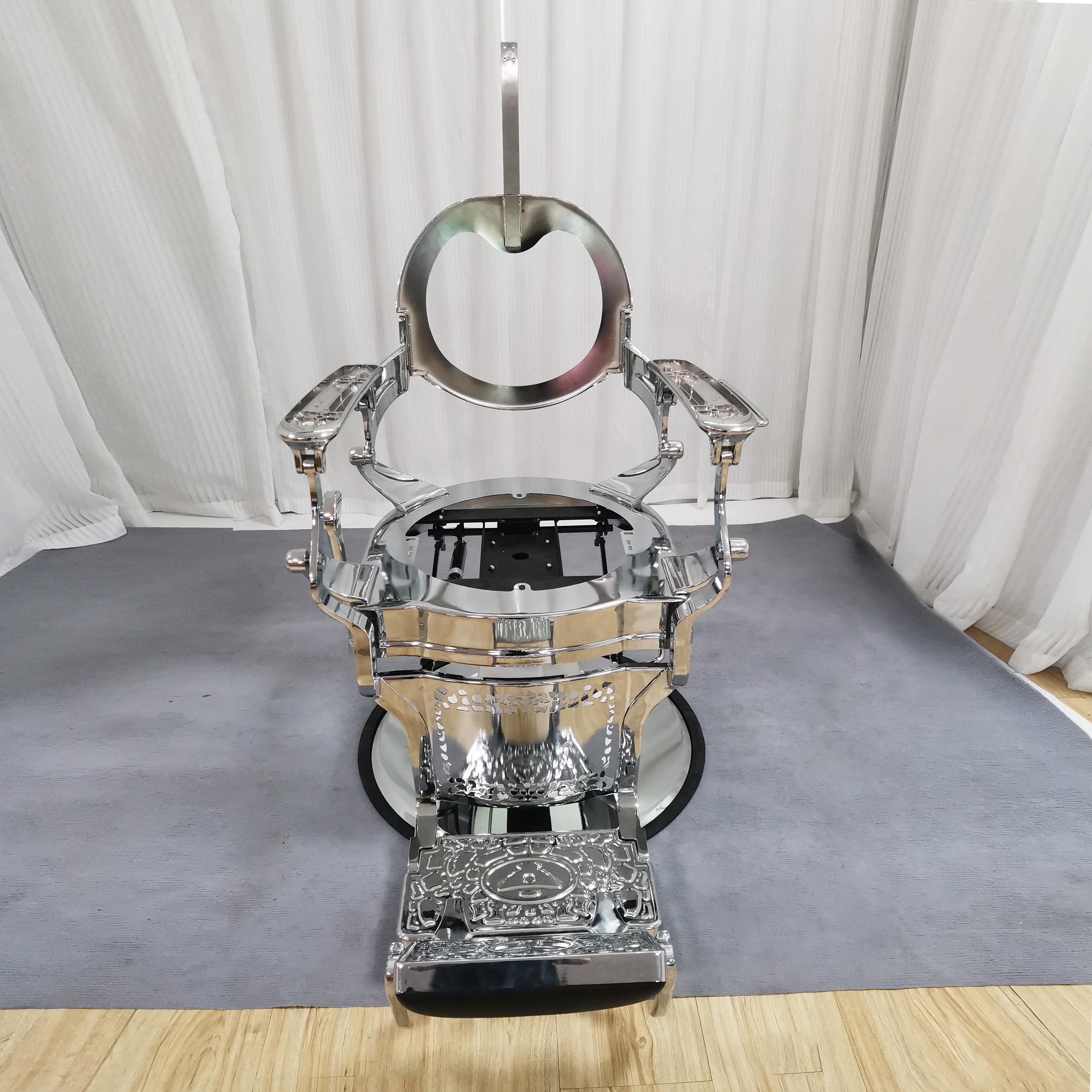 Men Vintage Hair Salon Barbershop Gents Reclining Saloon Chairs Beauty Hairdressing Styling Retro Barber Chair Haridresser
