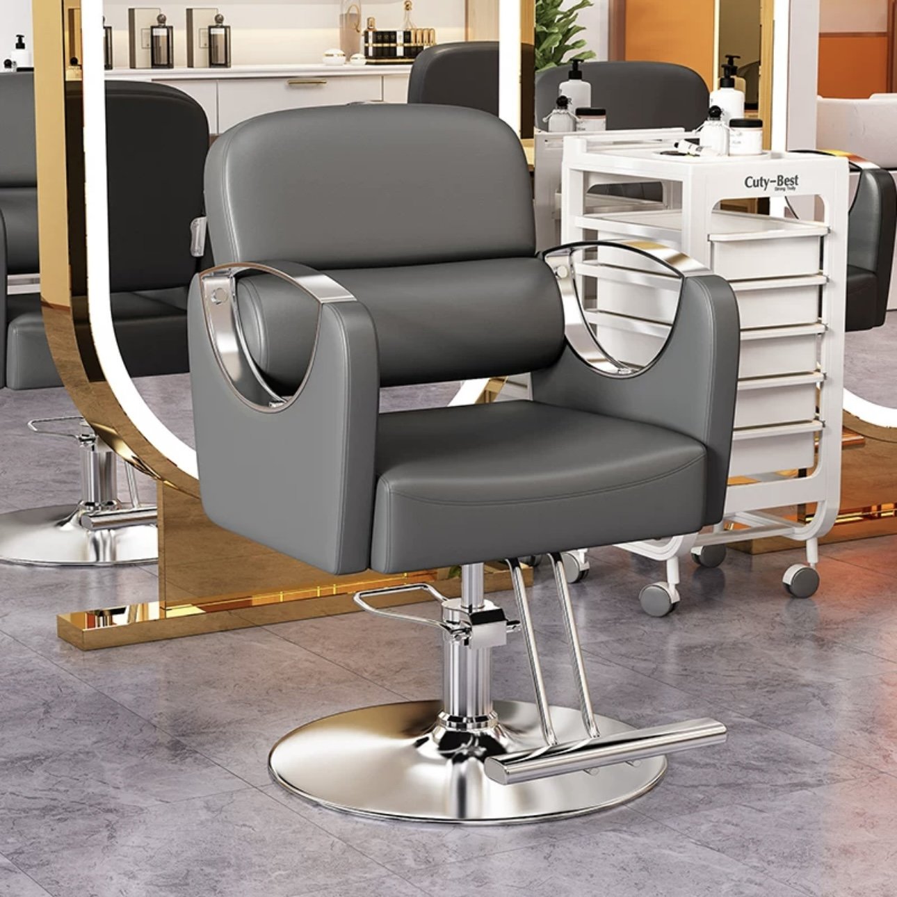 Hot tide shop hair chair barber shop and salon chair factory price hair cutting chair on sale