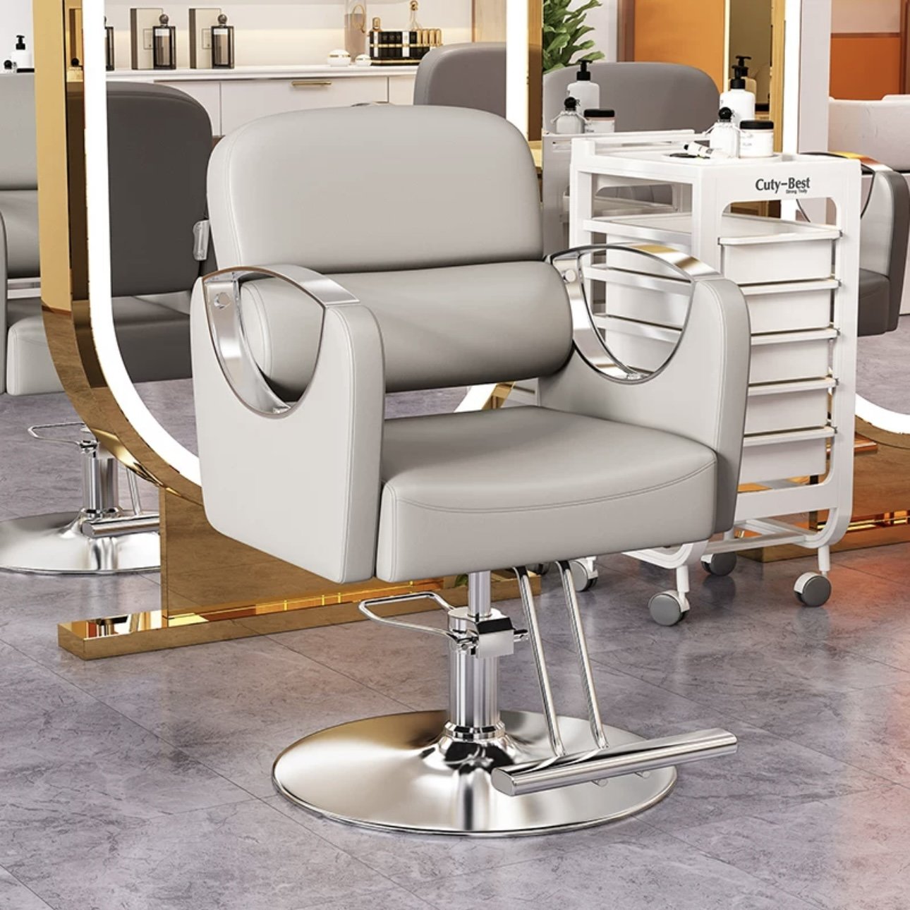 Hot tide shop hair chair barber shop and salon chair factory price hair cutting chair on sale
