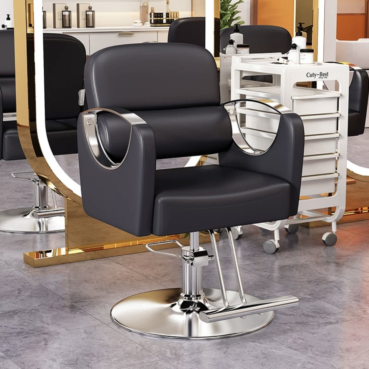 Hot tide shop hair chair barber shop and salon chair factory price hair cutting chair on sale