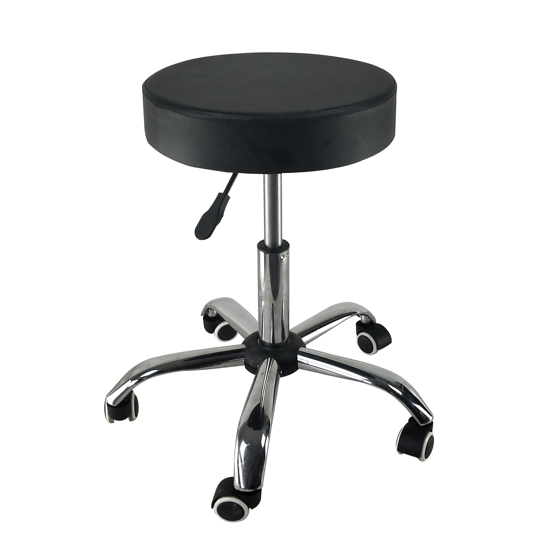 Wholesale cheap Swivel PU Leather Seat Adjustable Height Bar Stools Counter Barber Stools