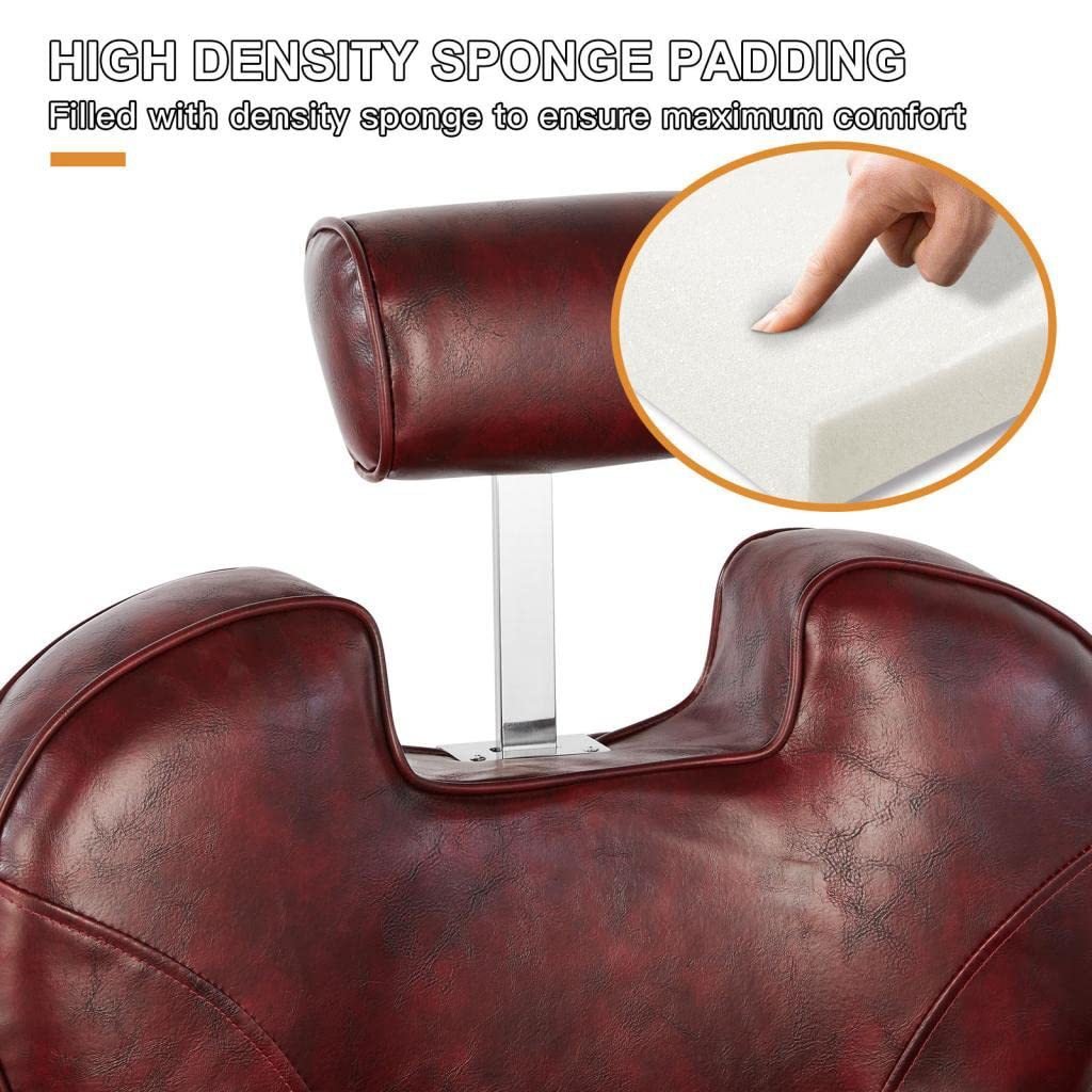 High-End Black Golden Leather Furniture Professional Base Salon Chair Hair Dining Bedroom Barber Shops Made High Quality Metal