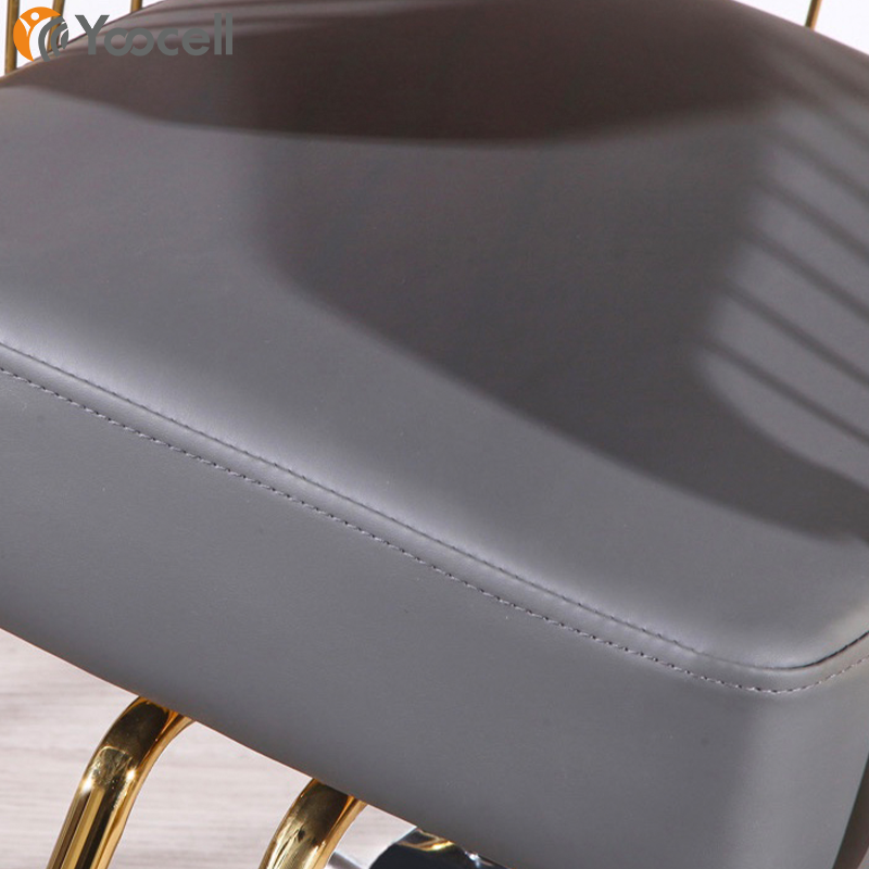 Yoocell all white beauty barber chairs two handles chair barber shop hair old barber chair istanbul for nail salon