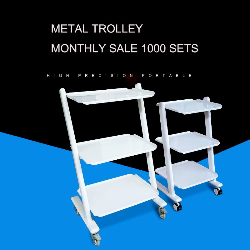 Multifunctional Beauty Salon Furniture Beauty Cart Shelves Mobile Beauty Spa Cart