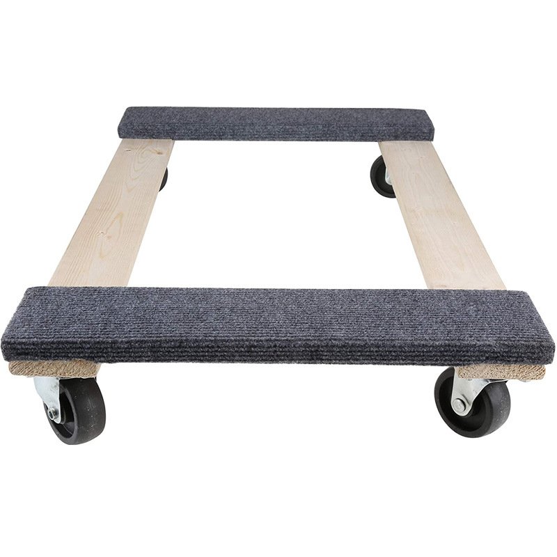 Solid wood high load-bearing logistics handling wooden furniture mobile vehicle moving tool vehicle material turnover vehicle