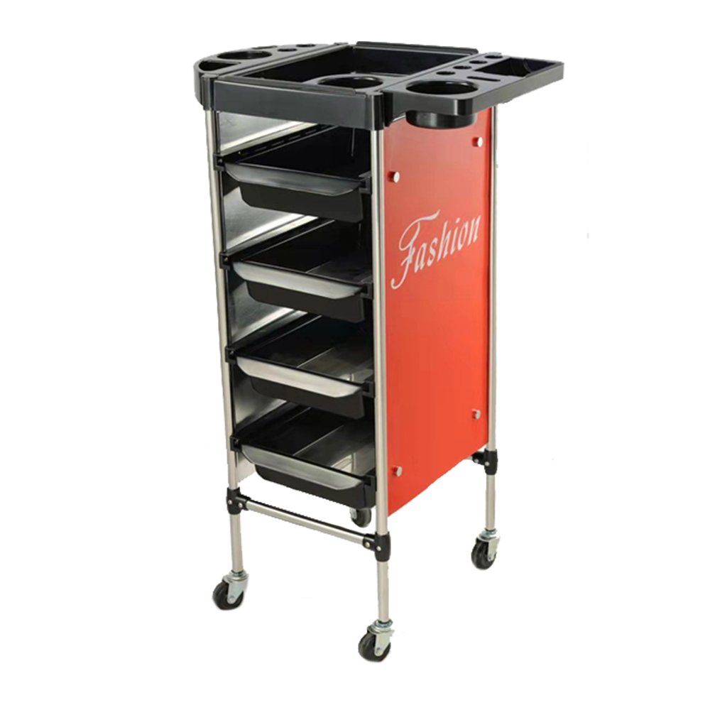 Beauty Salon Rolling Trolley Cart with 4 Drawers