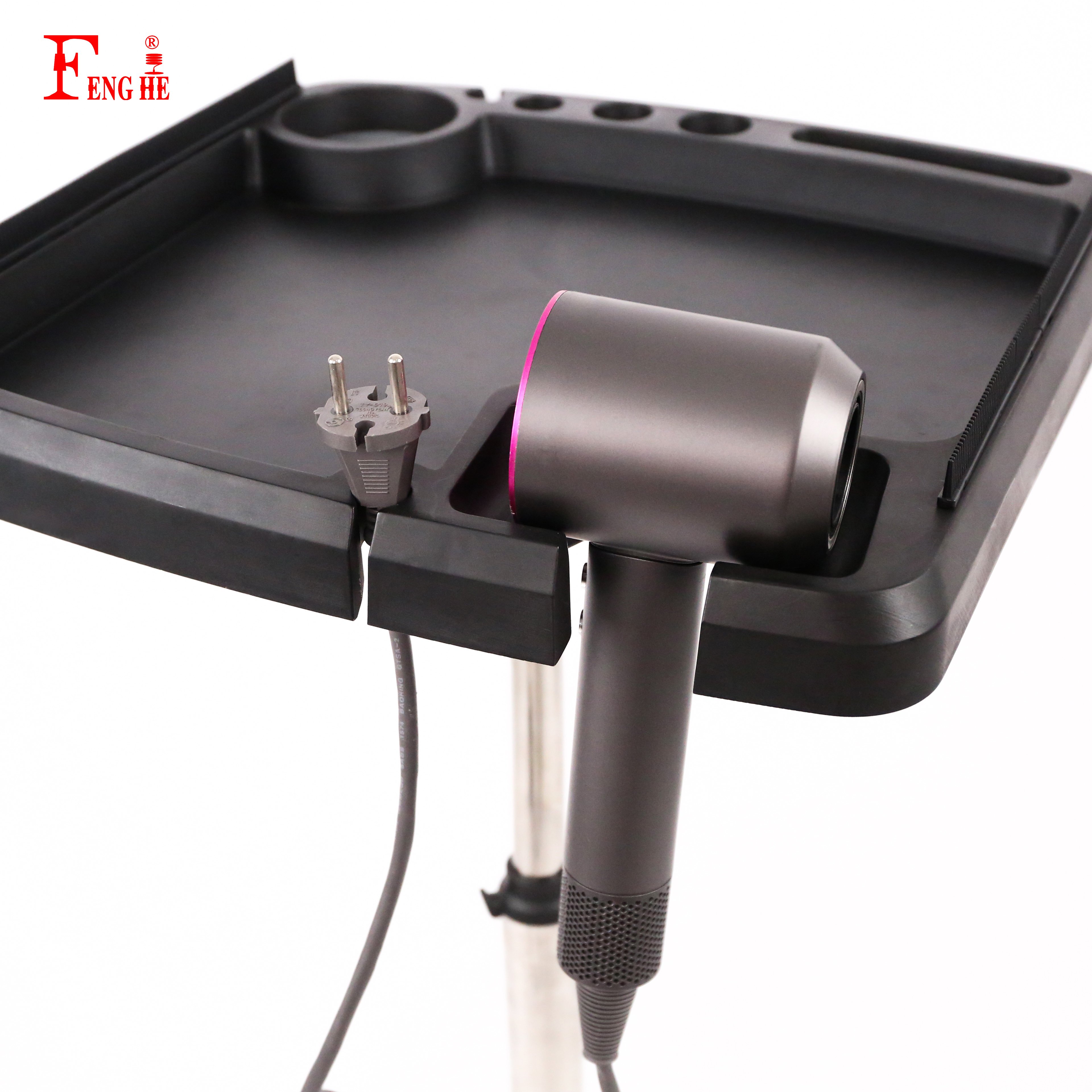 new 2024 wholesale salon hair extension tools supplies hair extension rack wig display hair extension trolley