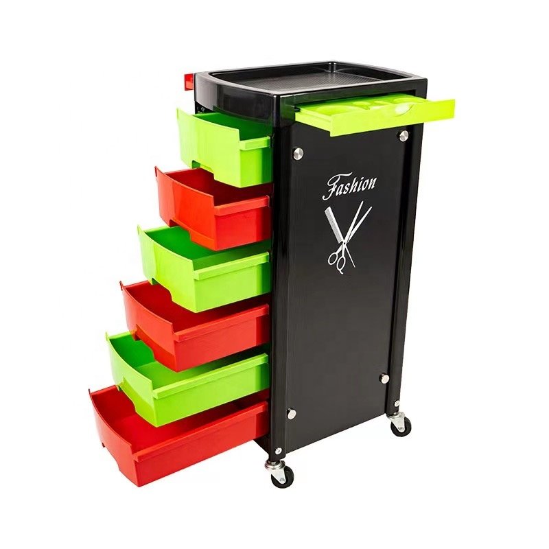 Salon furniture professional Sales Salon Trolley Beauty Salon trolley comes with 4 ABS drawers