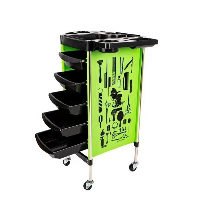 Salon furniture professional Sales Salon Trolley Beauty Salon trolley comes with 4 ABS drawers